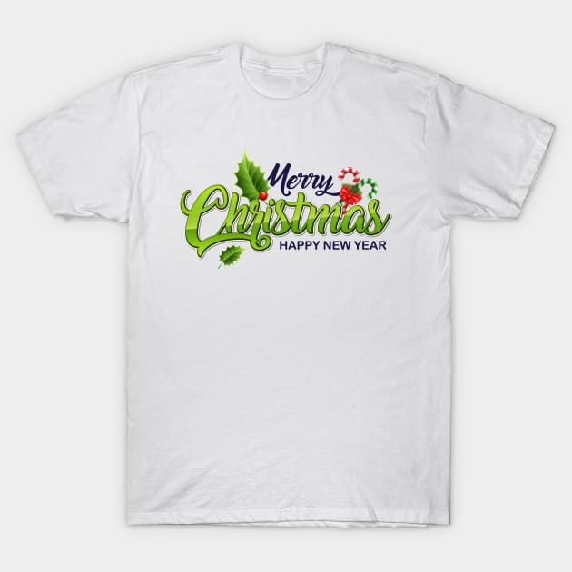 Christmas T-Shirt by Manafff